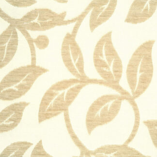 2.4 Metres of Deco Leaf Natural Curtain Fabric