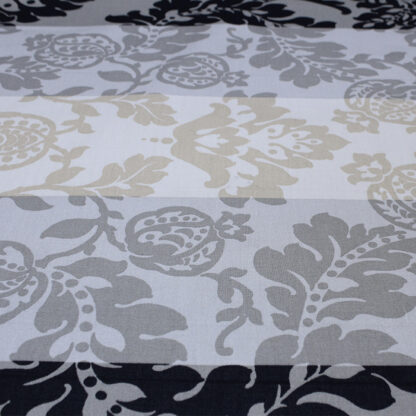 Floral Stripe Antique Upholstery Fabric