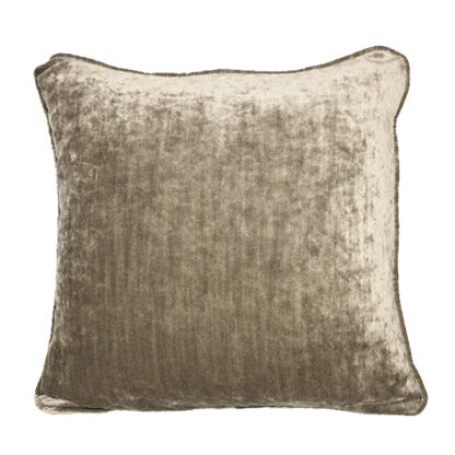 Pastiche Slub Dark Brown Scatter Cushion