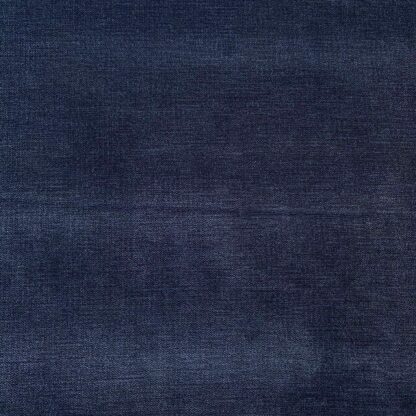 Plain Chenille Blue Upholstery Fabric - Roll 1