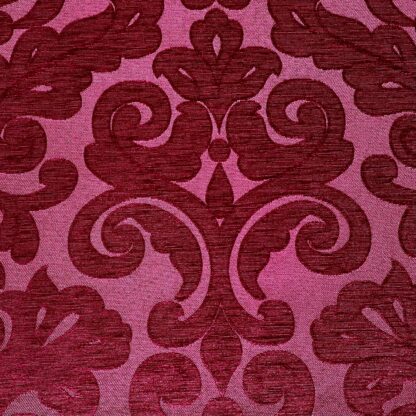 Royal Flower Red Upholstery Fabric