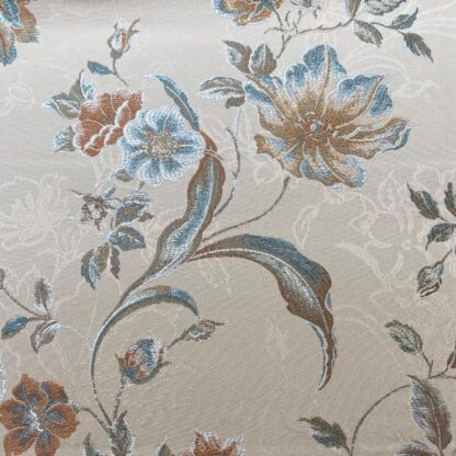 Water Petal Blue Upholstery Fabric